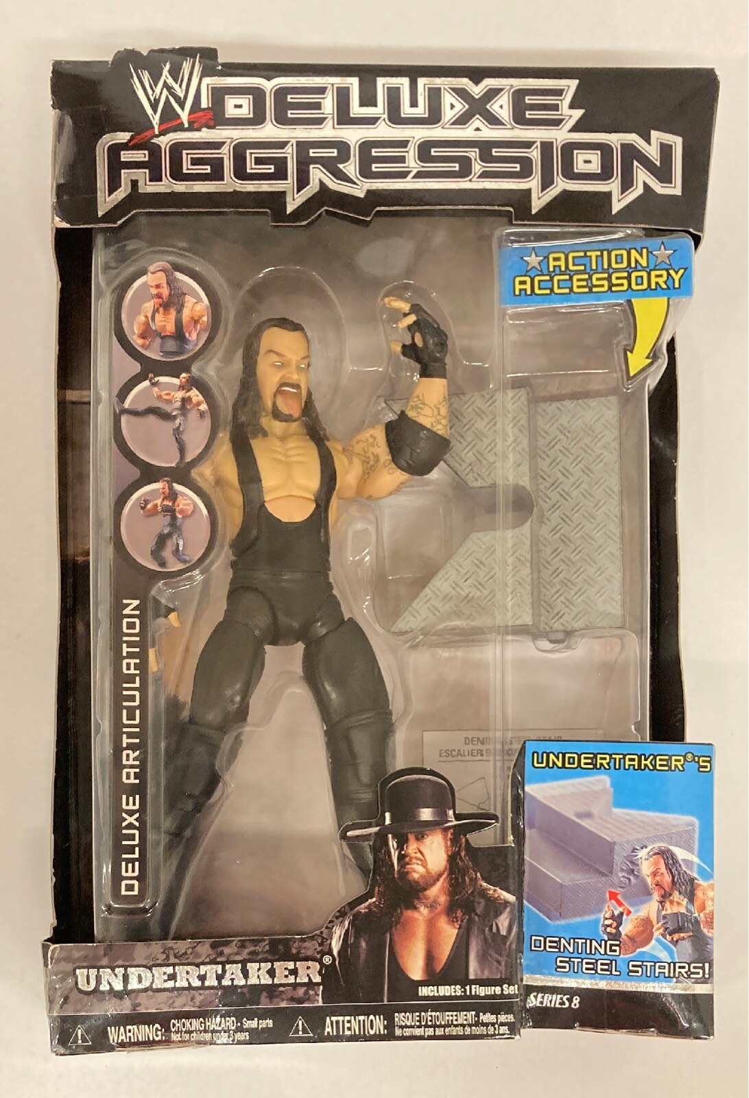 2007 WWE Jakks Pacific Deluxe Aggression Series 8 Undertaker 