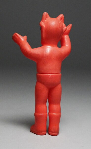 Nakajima Seisakusho Tiger Mask Anime Red Death Mask 5" Unarticulated Sofubi