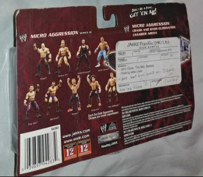 Unreleased WWE Jakks Pacific Micro Aggression Series 18 John Cena, The Miz & Batista