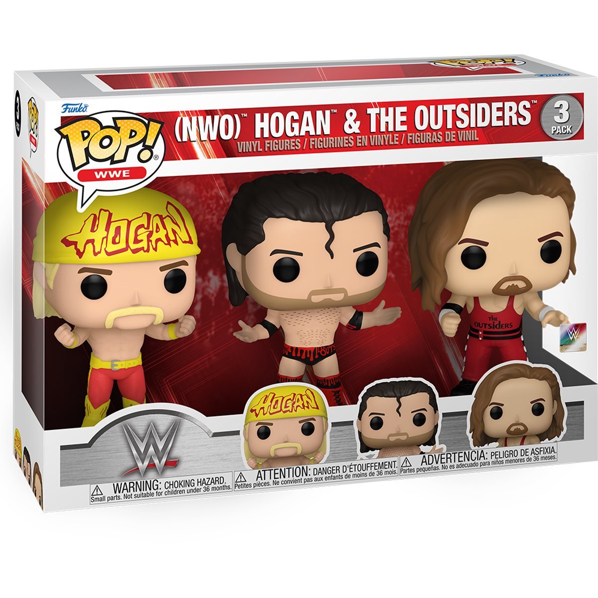 FUNKO POP WWE NWO 3PACK ホーガン ナッシュ ホール 2024 WWE Funko POP! Vinyls nWo 3-Pack: Hogan & The Outsiders