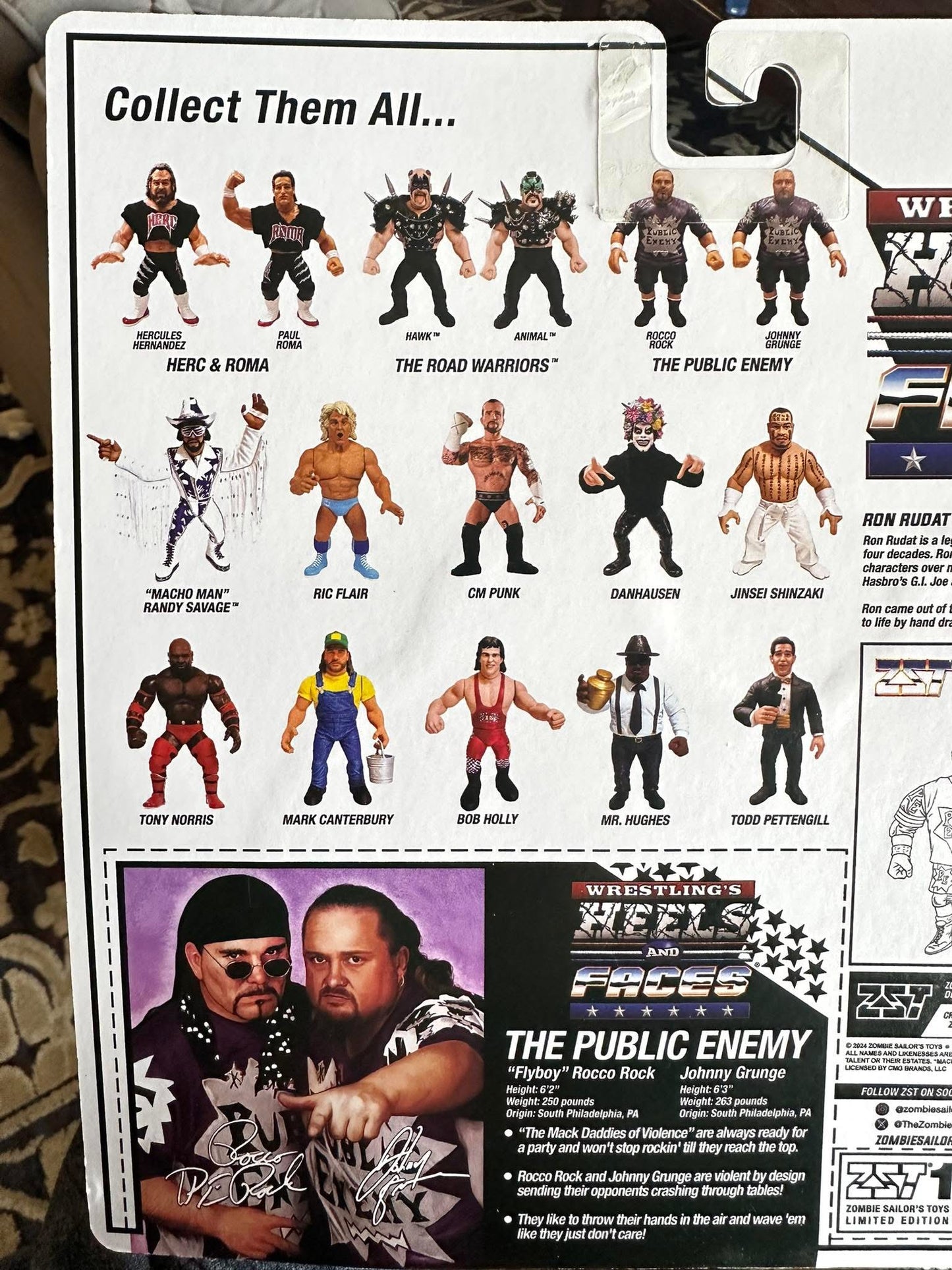 2025 Zombie Sailor's Toys Wrestling's Heels & Faces Series 5 Todd Pettengill