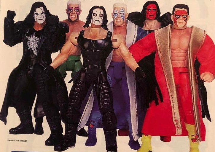 2001 WCW Toy Biz Evolution of Sting
