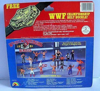 1986 WWF LJN Wrestling Superstars Bendies Tag Team Champions: King Kong Bundy & Big John Studd