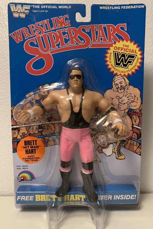 1987 WWF LJN Wrestling Superstars Series 4 Brett "Hit Man" Hart