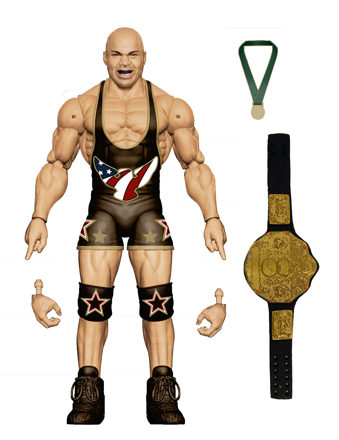 2025 WWE Mattel Elite Collection Legends Series 26 Kurt Angle