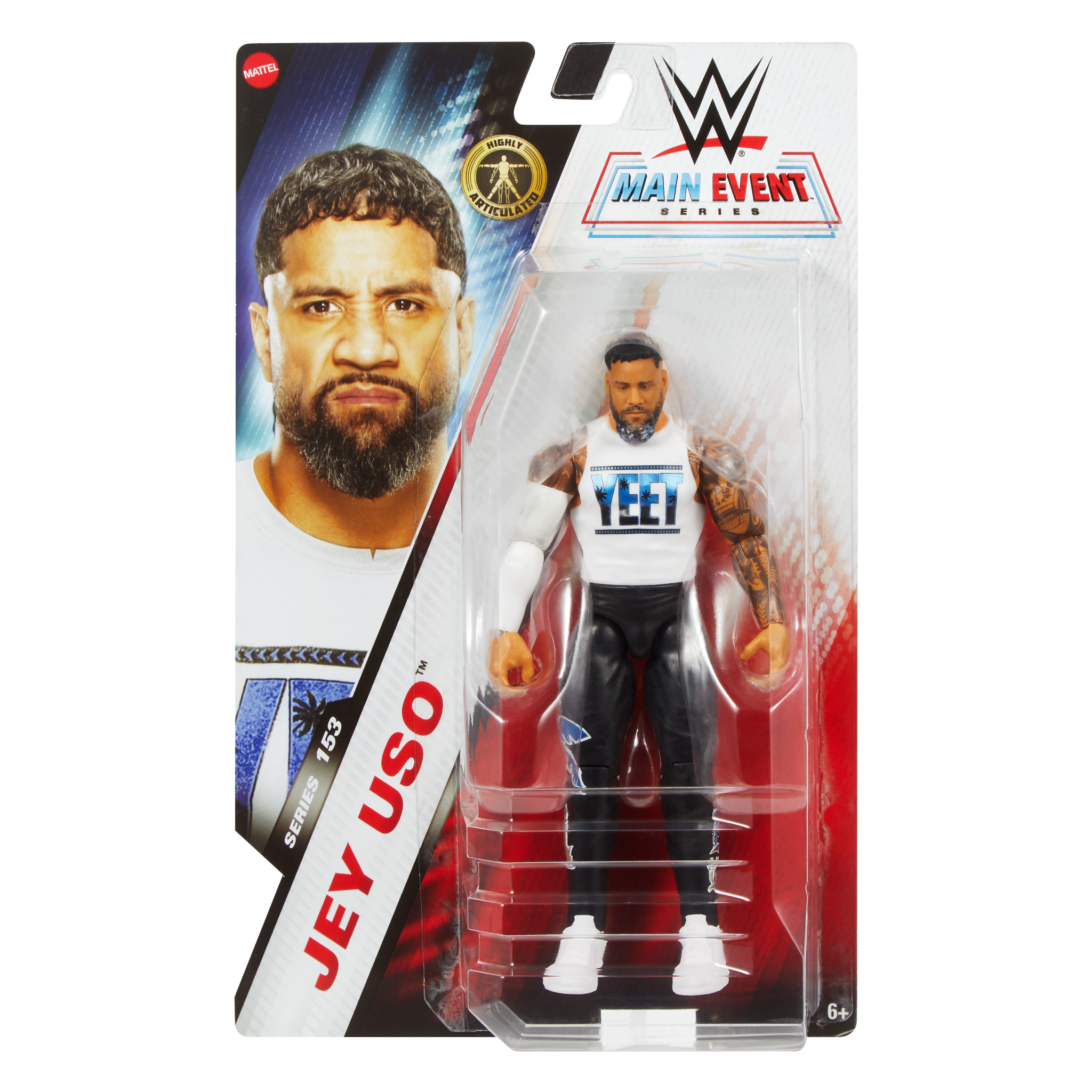 2024 WWE Mattel Main Event Series 153 Jey Uso – Wrestling Figure