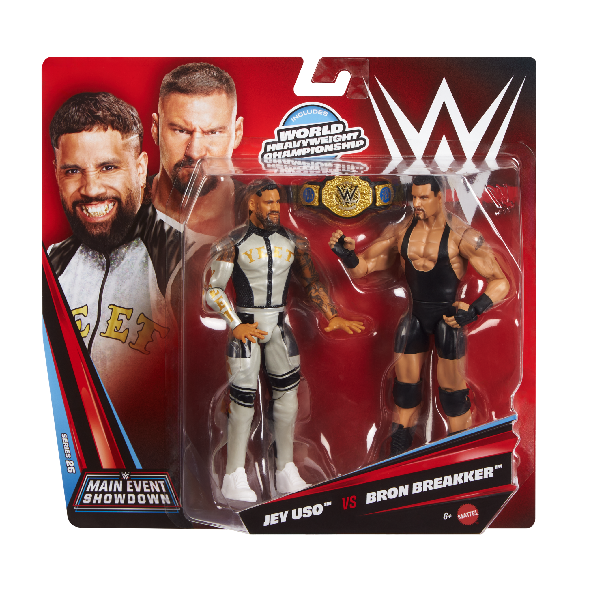 2026 WWE Mattel Main Event Showdown Series 25 Jey Uso vs. Bron