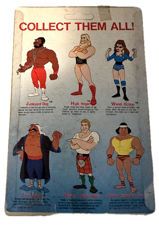 1985 WWF Winston Toys Hulk Hogan's Rock 'N' Wrestling Collectable Erasers Wendi Richter