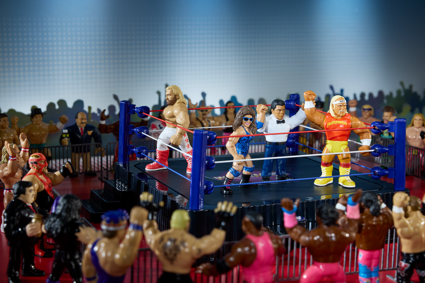 2024 WWE Mattel Creations Exclusive Retro Series 15 Official Retro 4-Pack