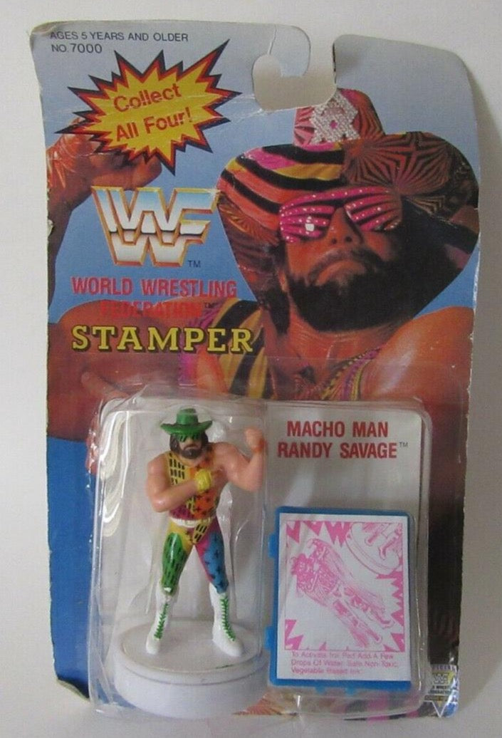 CARTE MACHO MAN RANDY SAVAGE# 134 MERLIN TRADING CARD WWF