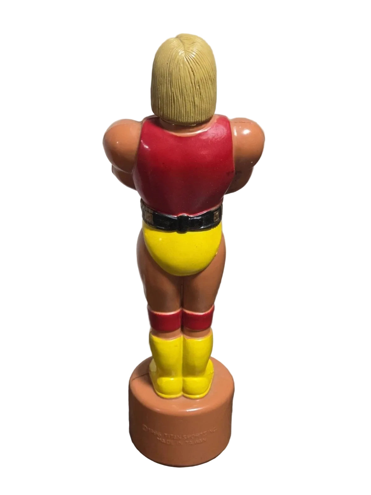1986 WWF Titan Sports Hulk Hogan Bubble Bath Bottle Figure