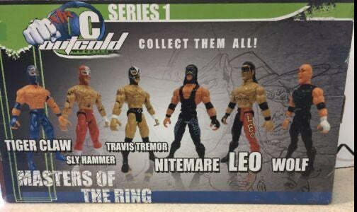 XTR Toys Outcold Wrestling Masters of the Ring Bootleg/Knockoff 3-Pack: Nitemare, Leo & Tiger Claw