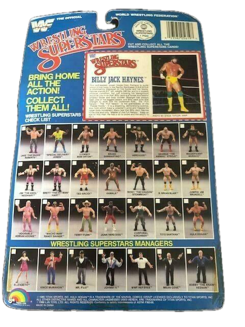 1987 WWF LJN Wrestling Superstars Series 4 Billy Jack Haynes