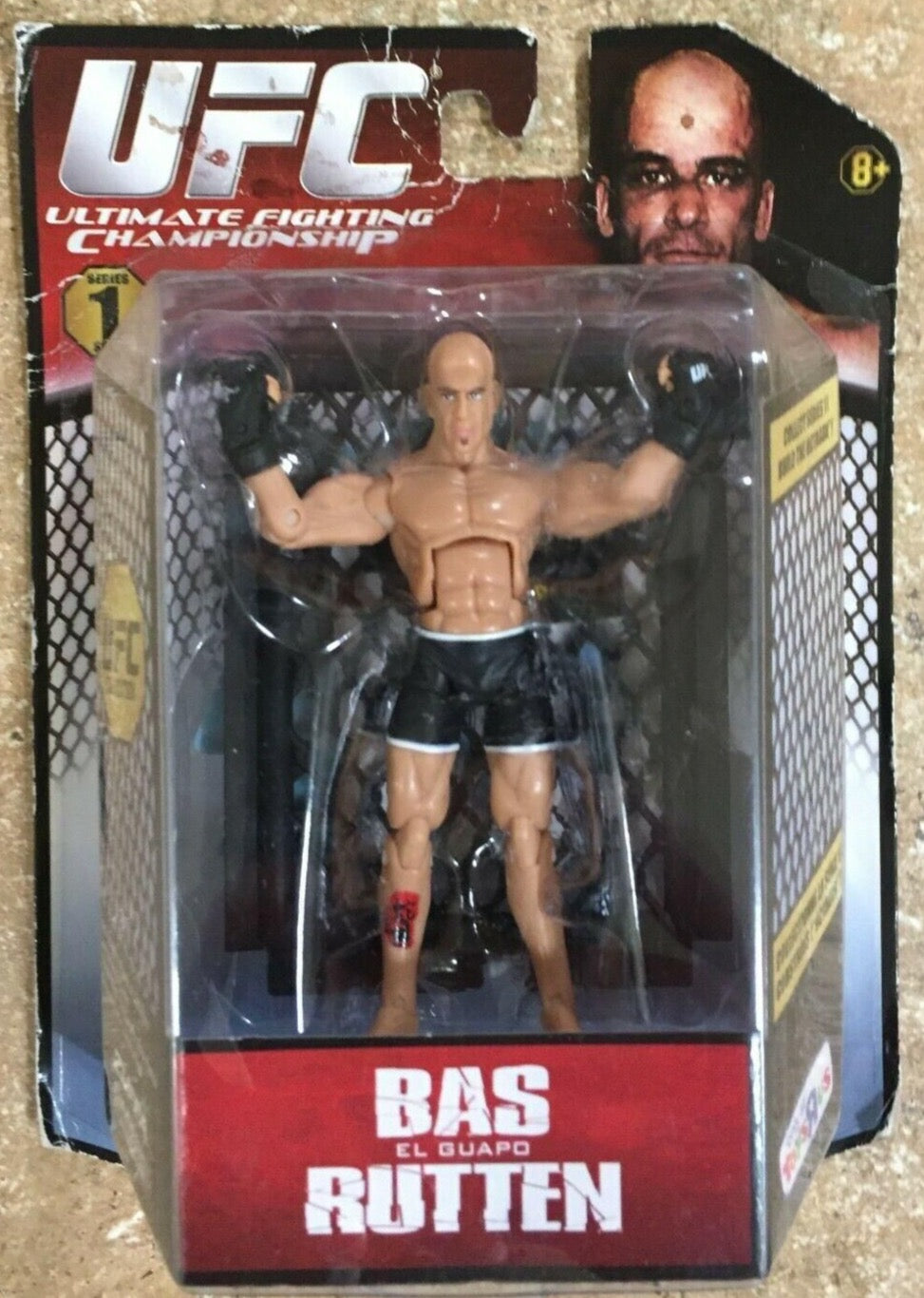 2010 Jakks Pacific 3.75" UFC Bring It On Series 1 Bas Rutten