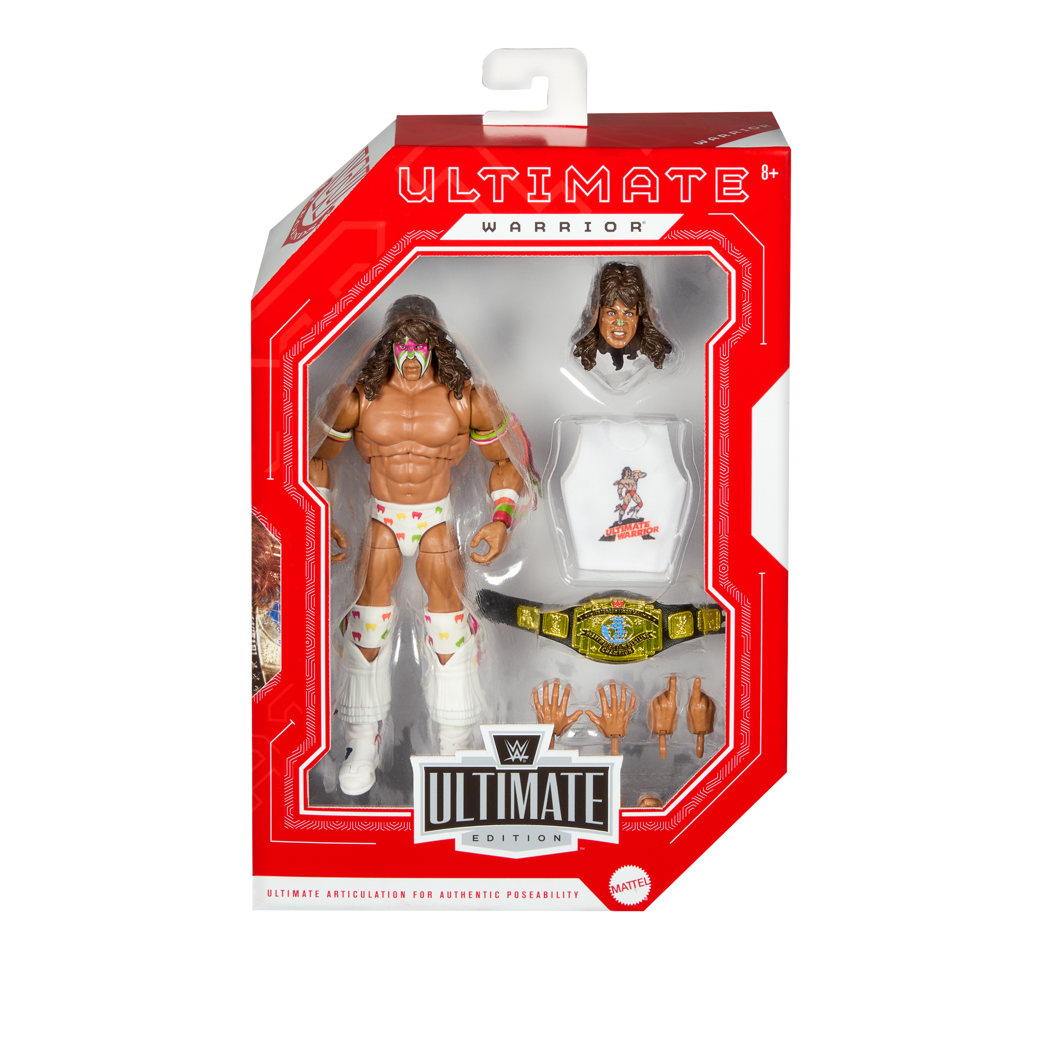 WWE Mattel Elite Ultimate Warrior 新品未開封 2026 WWE Mattel Ultimate Edition Legends Ultimate Warrior