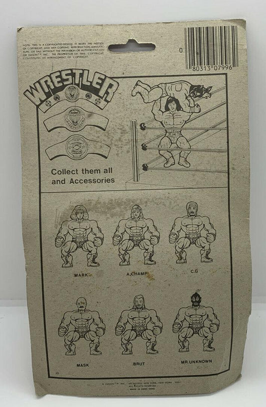 1985 Emson Bootleg/Knockoff IWA Wrestlers Main Event Action Figure 2-Pack
