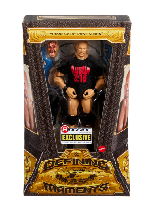 WWE Defining Moments スティーブオースチン　フィギュア 2025 WWE Mattel Elite Collection Ringside Exclusive Defining