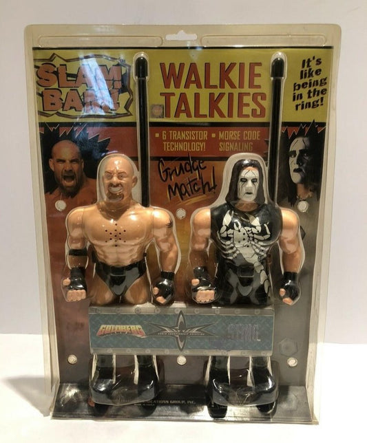 1999 WCW Columbia Tel-Com Slam Bam! Wrestling Walkie Talkies: Goldberg & Sting