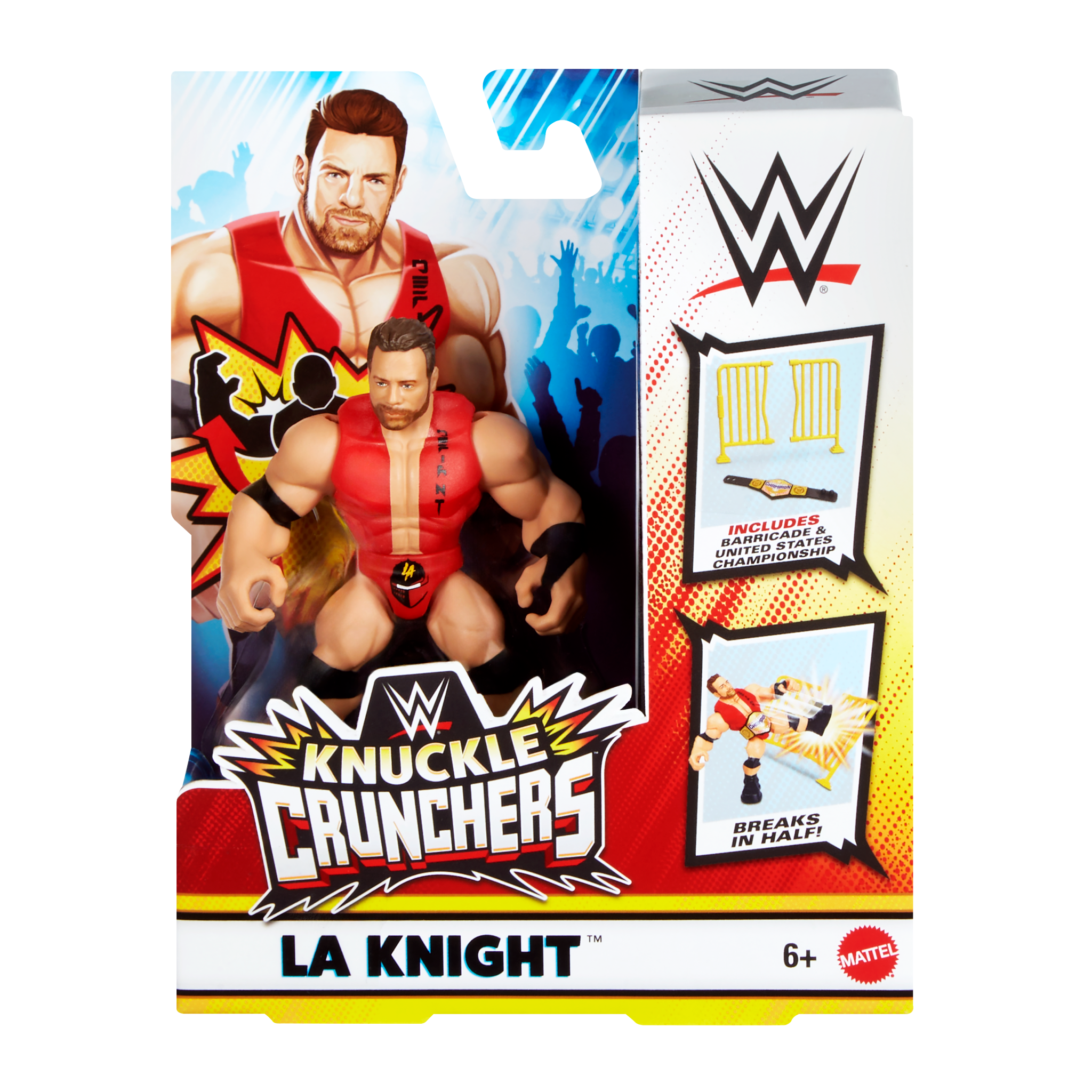 WWE キマラフィギュア 2025 WWE Mattel Knuckle Crunchers Series 7 LA Knight