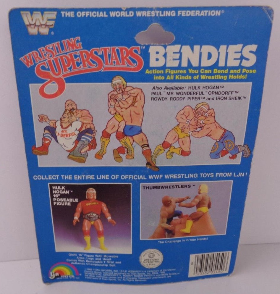1986 WWF LJN Wrestling Superstars Bendies Series 1 Nikolai Volkoff