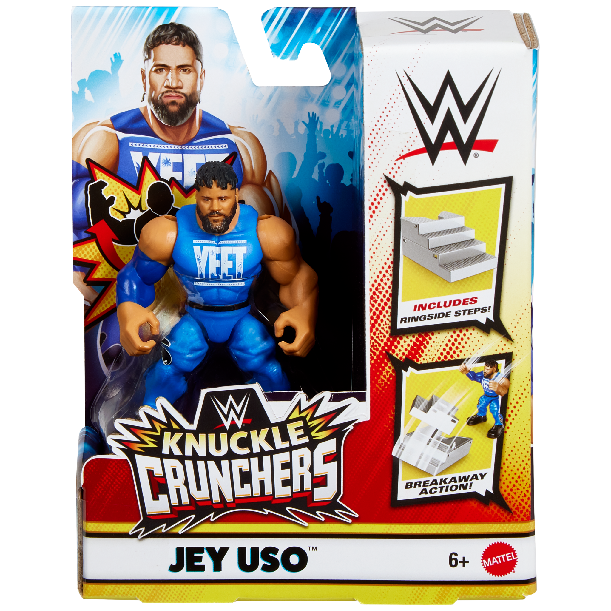 2025 WWE Mattel Knuckle Crunchers Series 5 Jey Uso – Wrestling