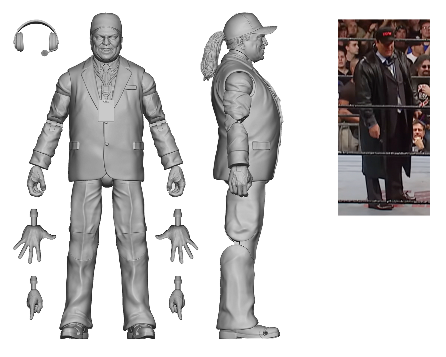 2025 WWE Mattel Elite Collection Ringside Exclusive Defining Moments Paul Heyman