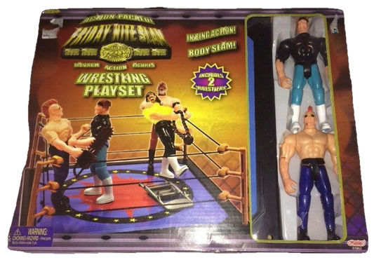 Manley Bootleg/Knockoff Action Packed Friday Nite Slam Wrestling Playset