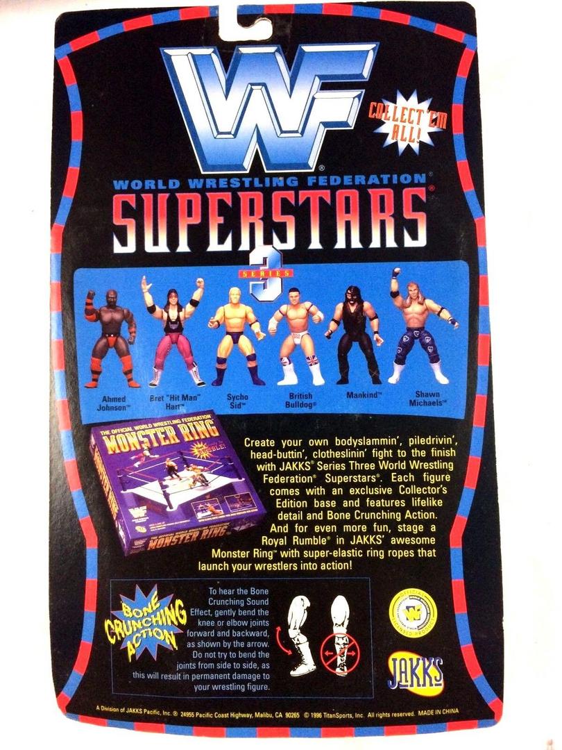 1997 WWF Jakks Pacific Superstars Series 3 Ahmed Johnson