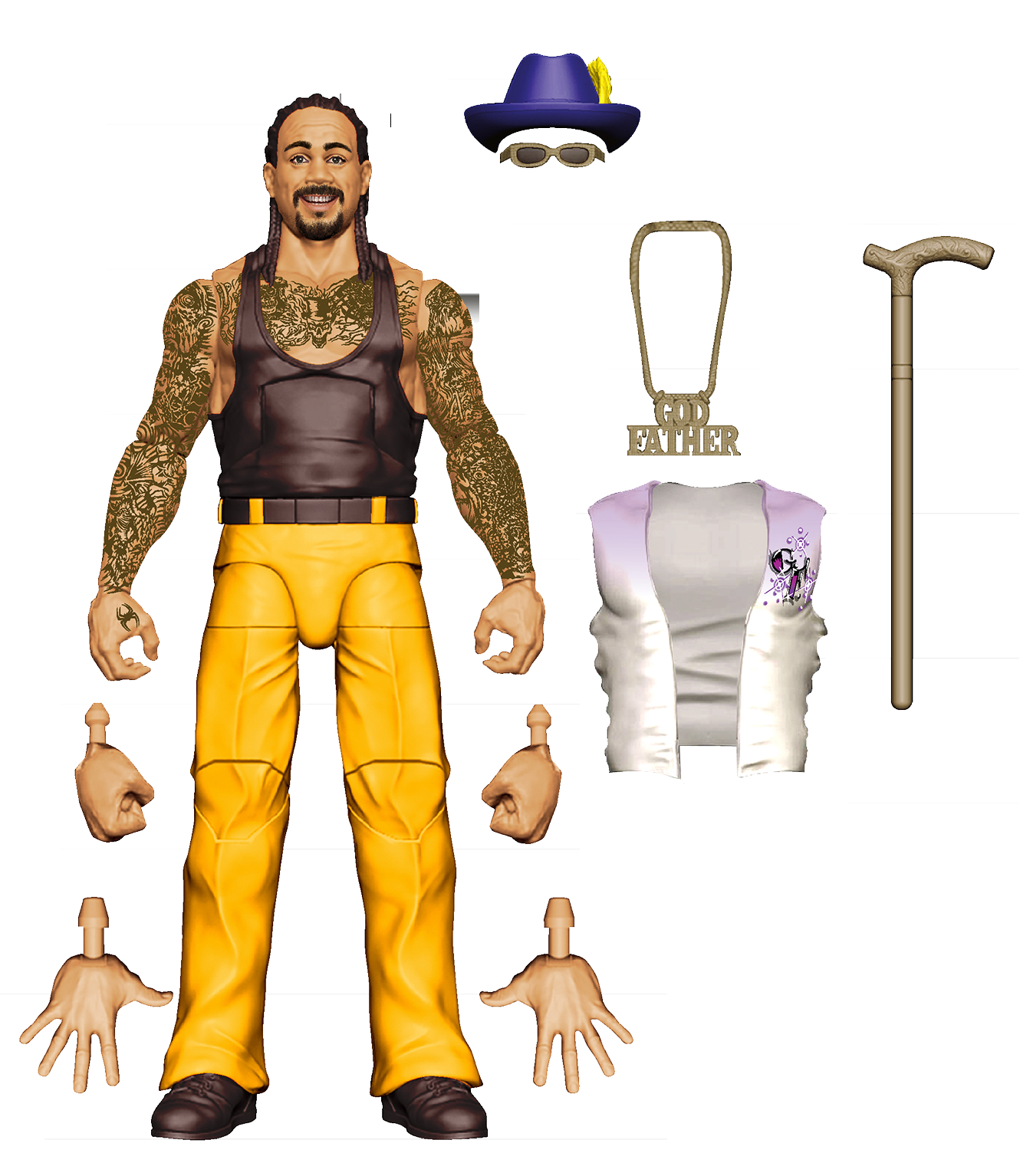 2025 WWE Mattel Elite Collection Legends Series 26 Godfather