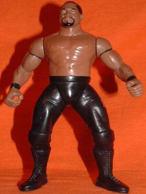 Unreleased WWF Jakks Pacific Bone-Crunching Action Faarooq