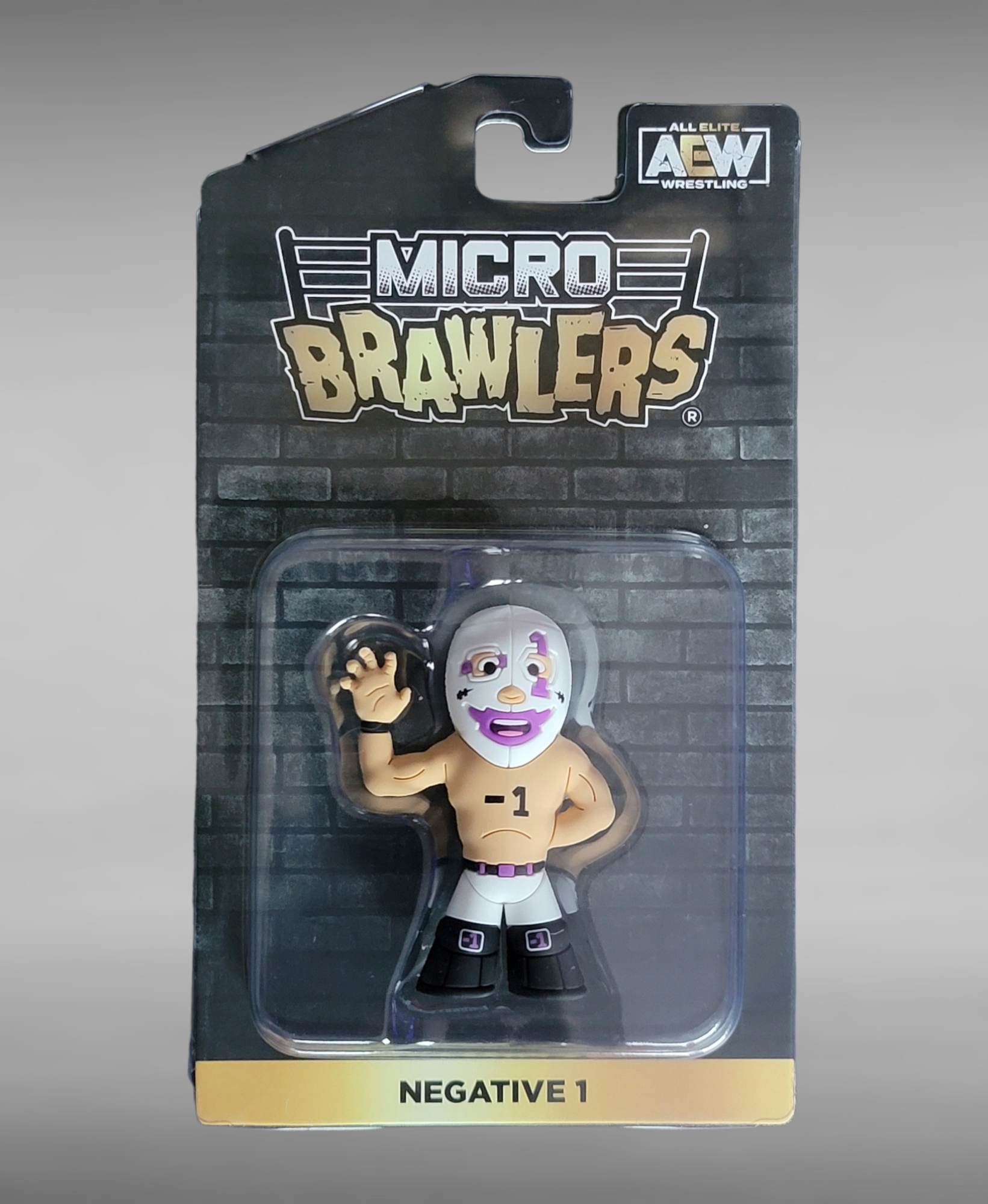 2023 AEW Pro Wrestling Tees Micro Brawlers Limited Edition Negative 1 –  Wrestling Figure Database