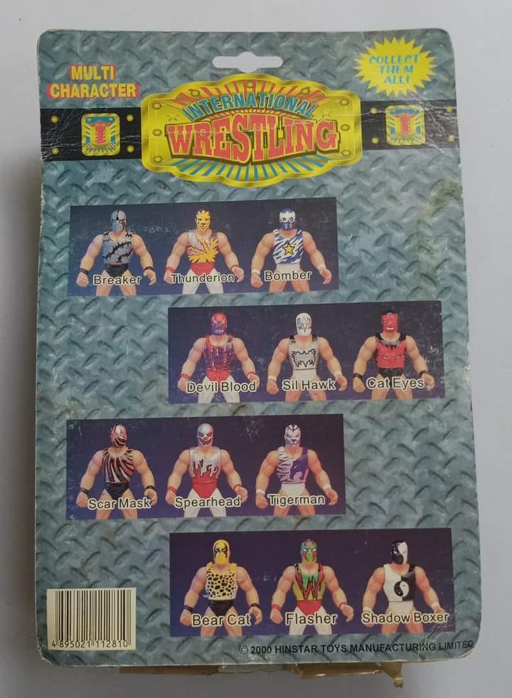 2000 Hinstar International Wrestling Bootleg/Knockoff Multi Character Wrestler: Bear Cat/Bomber