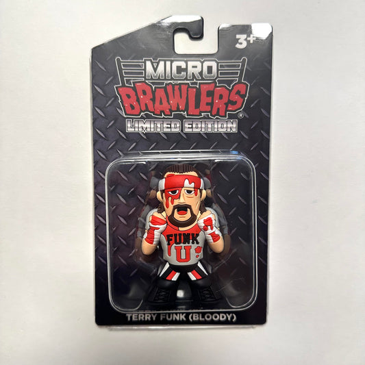2021 Pro Wrestling Tees Micro Brawlers Limited Edition Terry Funk [Bloody]