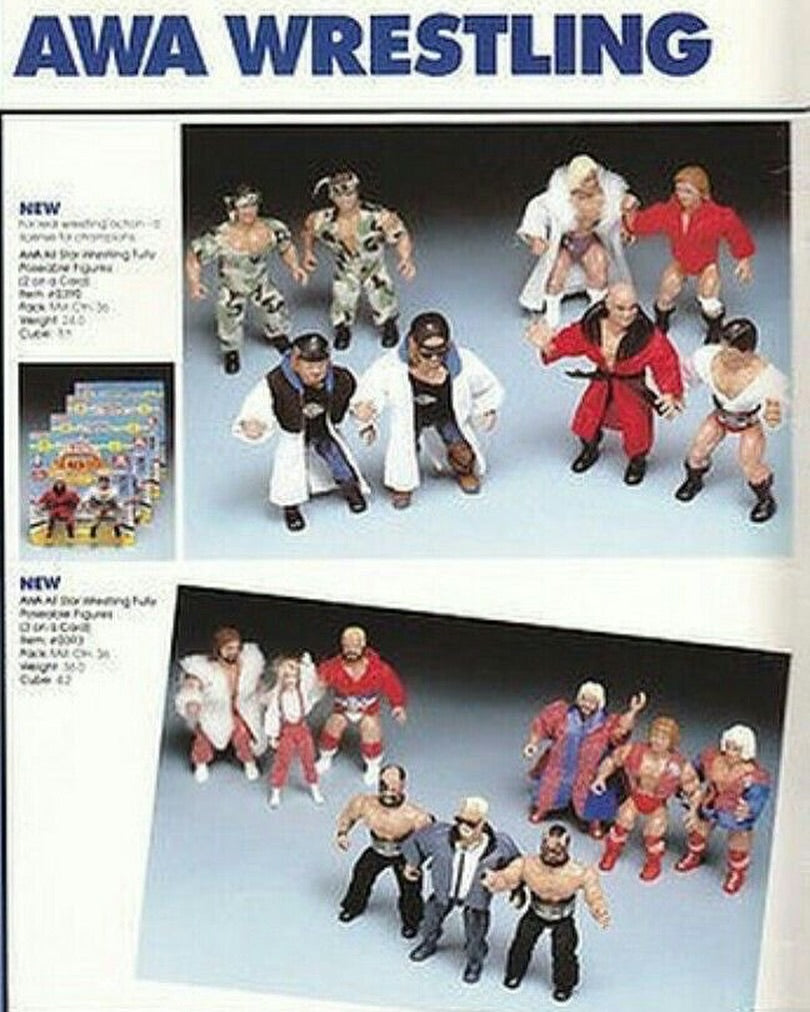 Unreleased AWA Remco All Star Wrestlers Precious & Paul Ellering