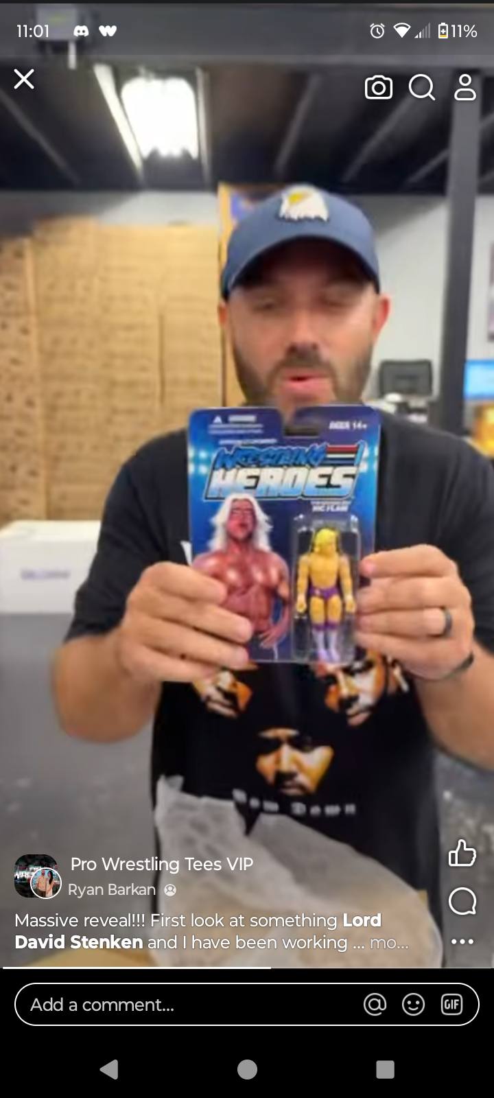 2025 Pro Wrestling Tees Wrestling Heroes Series 1 "The Nature Boy" Ric Flair