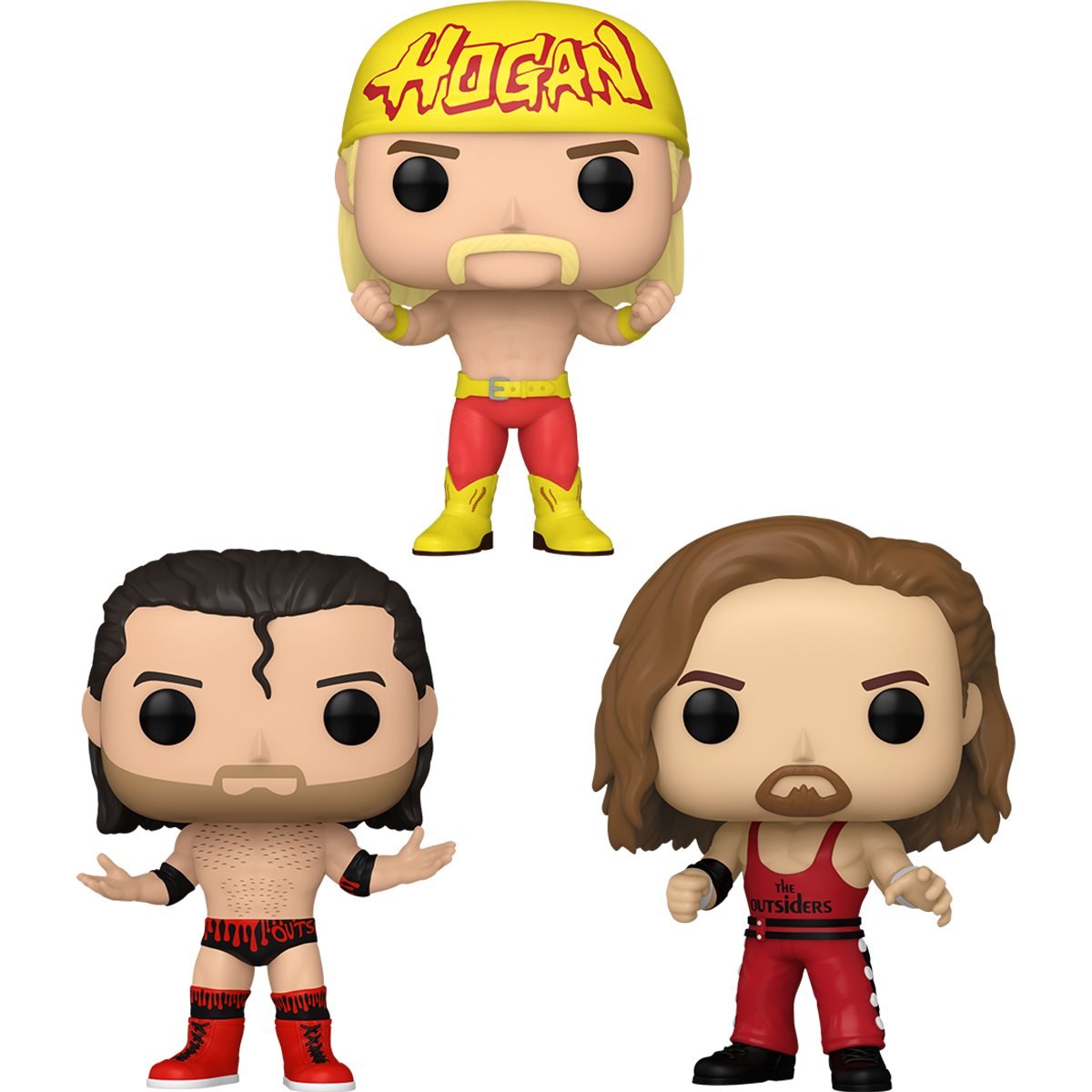 2024 WWE Funko POP! Vinyls nWo 3-Pack: Hogan & The Outsiders