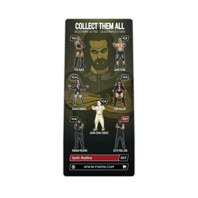 2018 WWE Collect Awesome Inc. FiGPiN #107 Seth Rollins