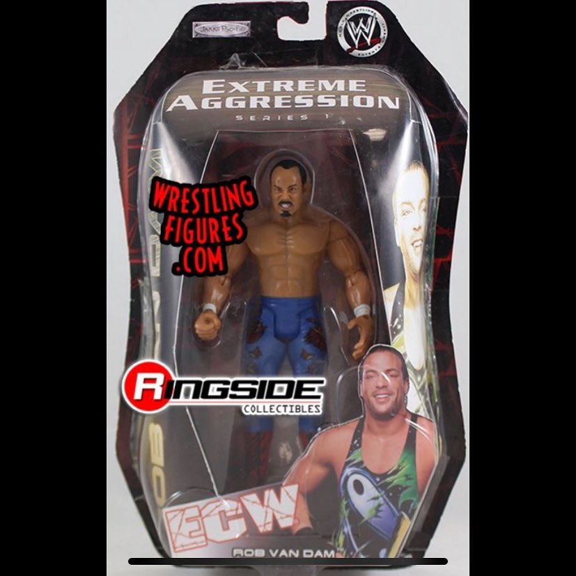 Unreleased WWE Jakks Pacific Extreme Aggression Series 1 Rob Van Dam