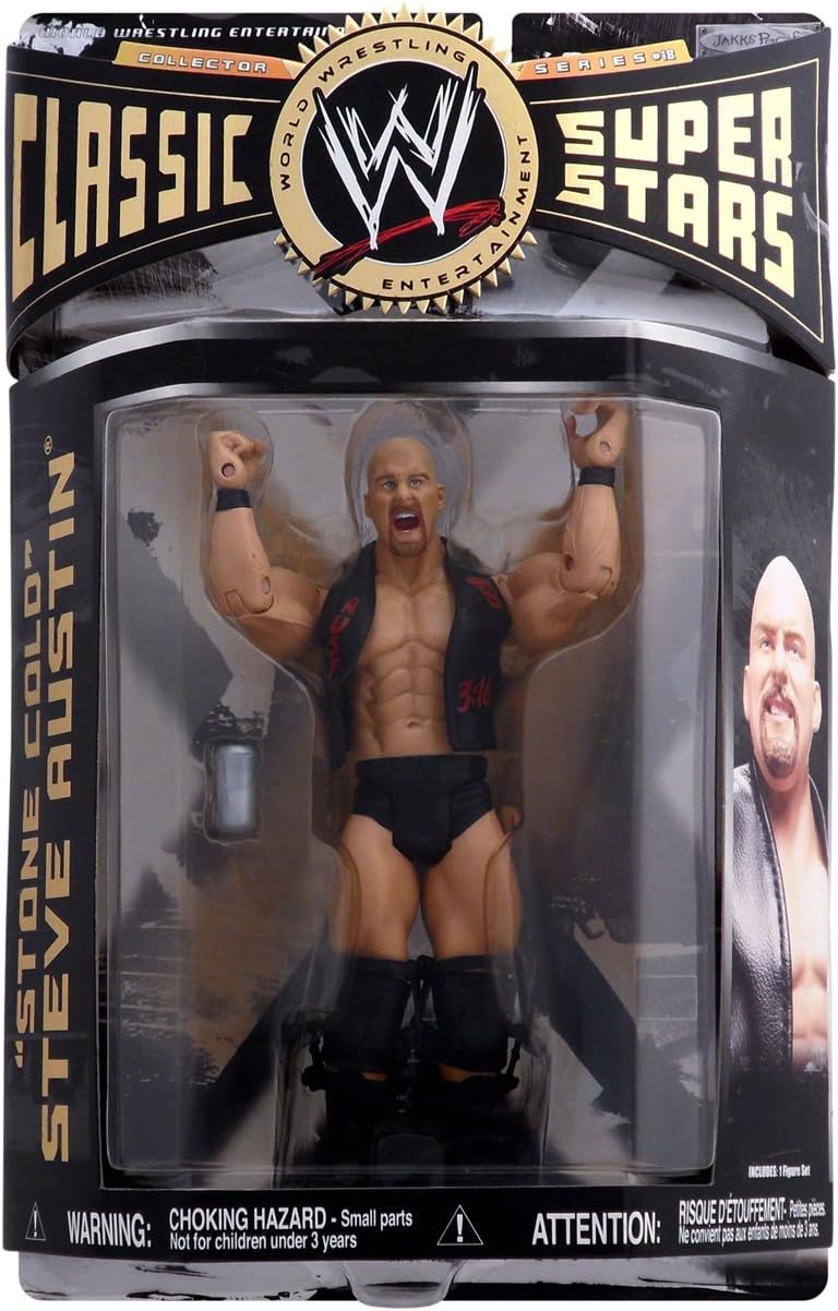 2008 WWE Jakks Pacific Classic Superstars Series 18 "Stone Cold" Steve Austin