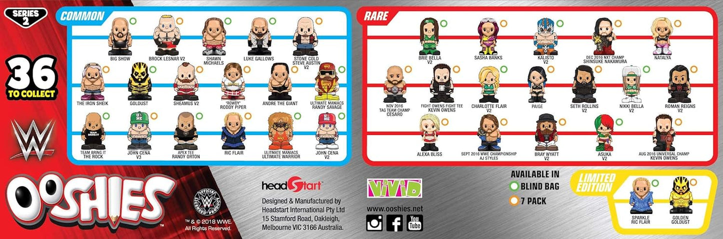 2018 WWE Headstart Ooshies Series 2 Pencil Topper Blind Bag