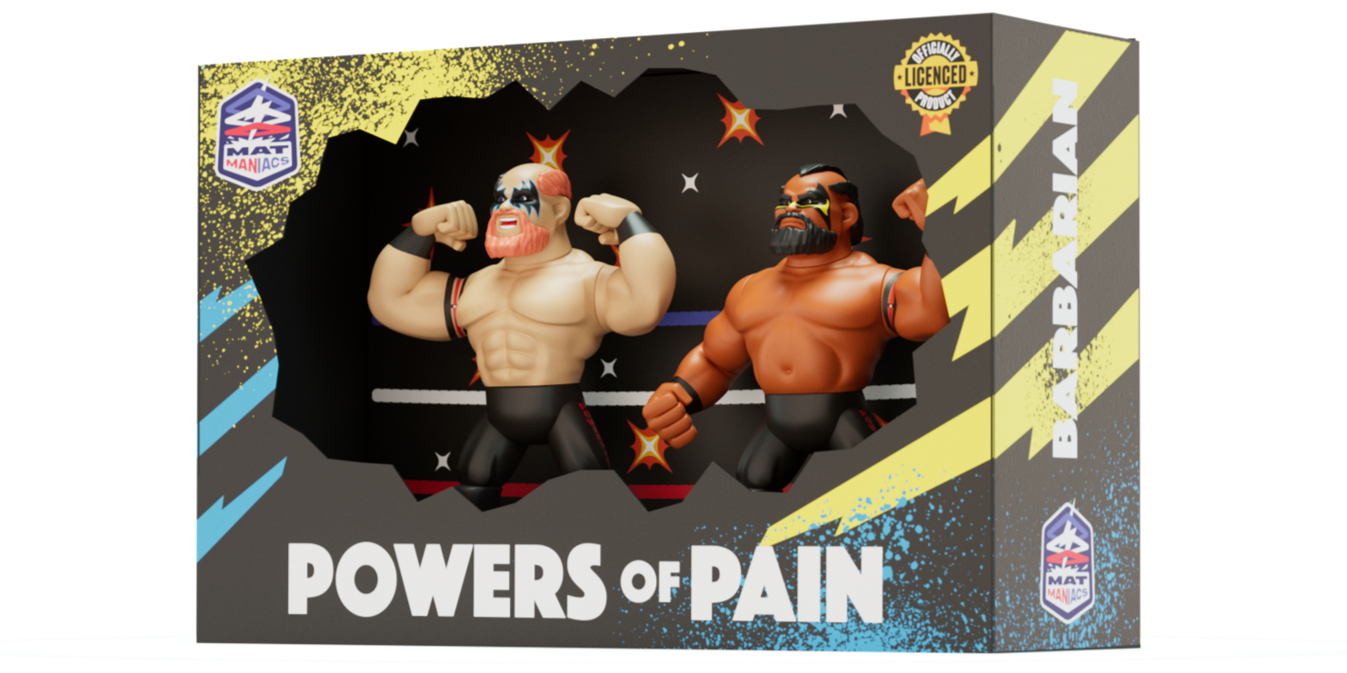 Nerd Closet Mat Maniacs Series 2 Powers of Pain: Barbarian & Warlord