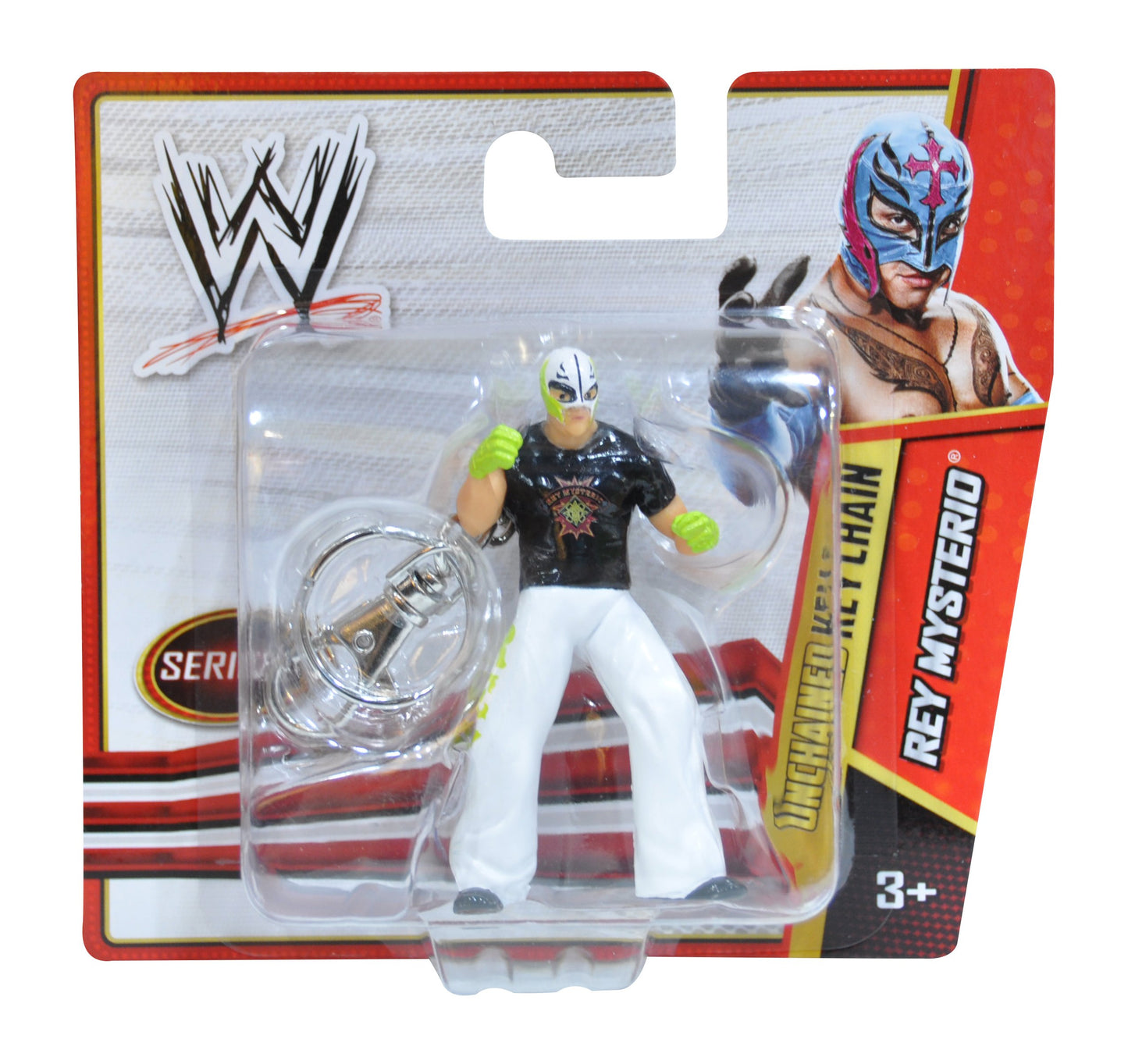 2014 WWE Wicked Cool Toys Unchained Key Chains Series 1 Rey Mysterio