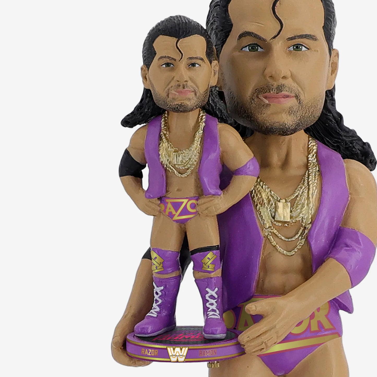 2025 WWE FOCO Bobble Dubblz Bobblehead Razor Ramon