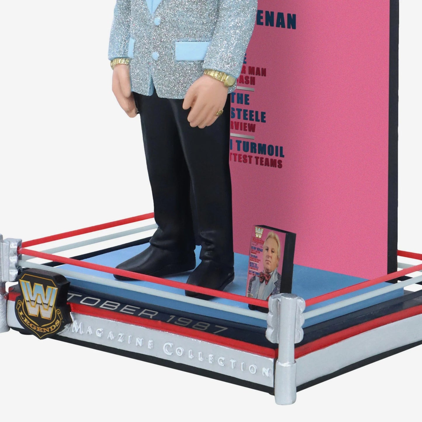 2025 WWE FOCO Magazine Collection Bobblehead "Greatest Manager" Bobby "The Brain" Heenan