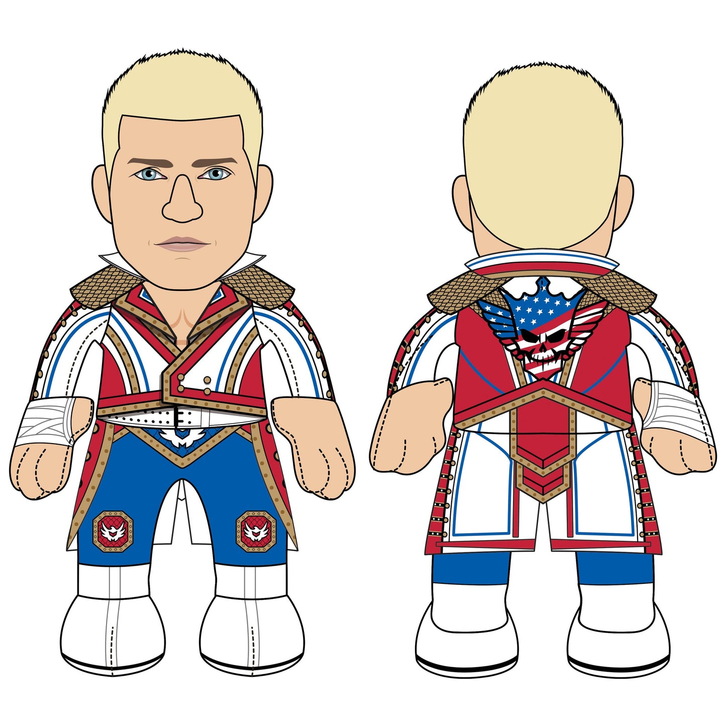 2023 WWE Uncanny Brands Bleacher Creatures Series 12 Cody Rhodes