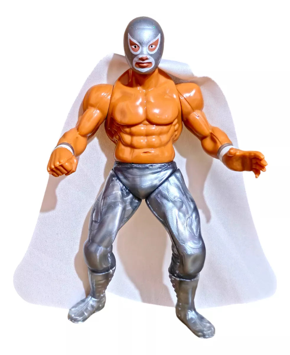 7" Articulated Bootleg/Knockoff El Santo Mexican Arena Figure