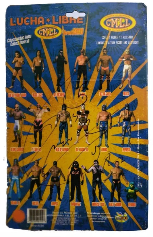 2007 CMLL Hag Distribuidoras 4.5" Super Estrellas Series 1 2 Caras Jr. [On Alternate Card]