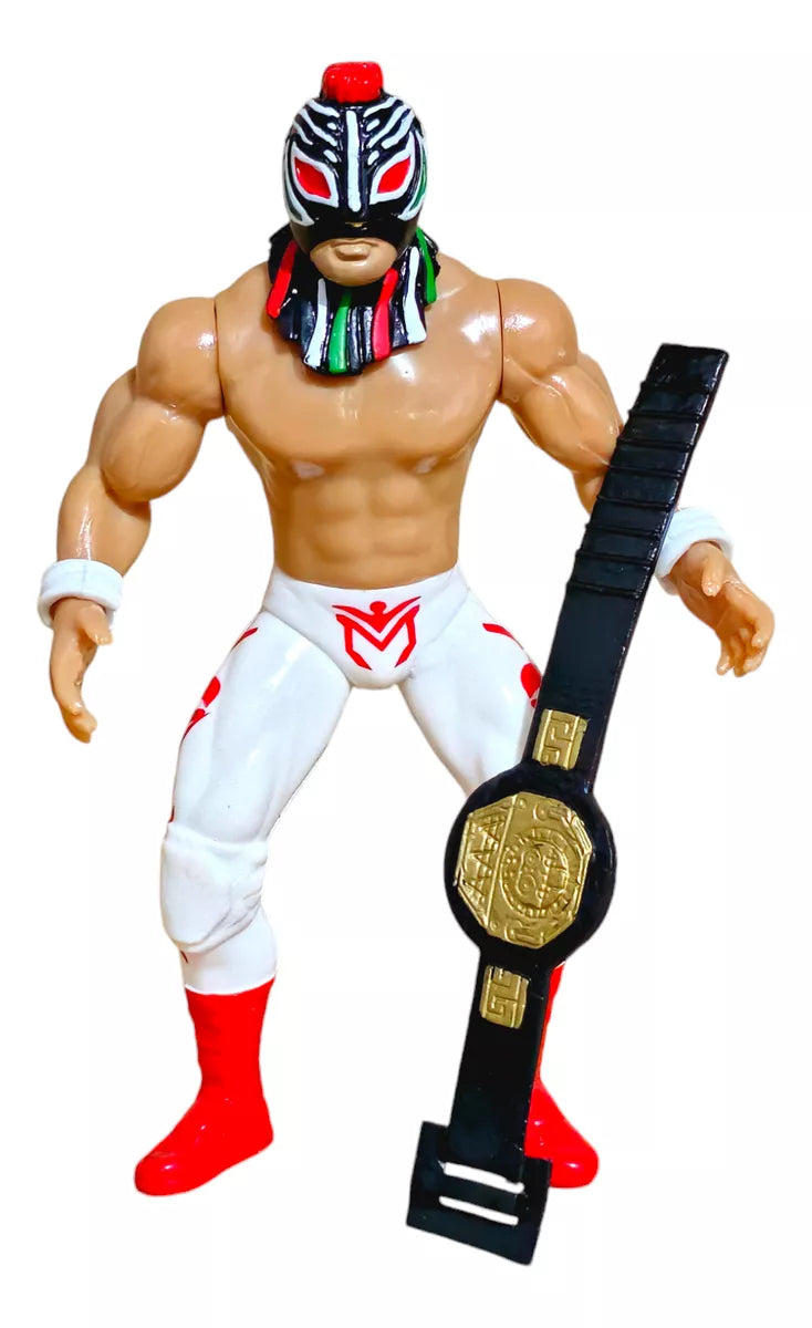 7" Articulated Bootleg/Knockoff Misterioso Jr. Mexican Arena Figure