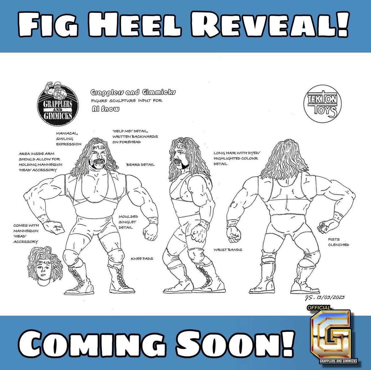 2025 Hasttel Toy Grapplers & Gimmicks Al Snow