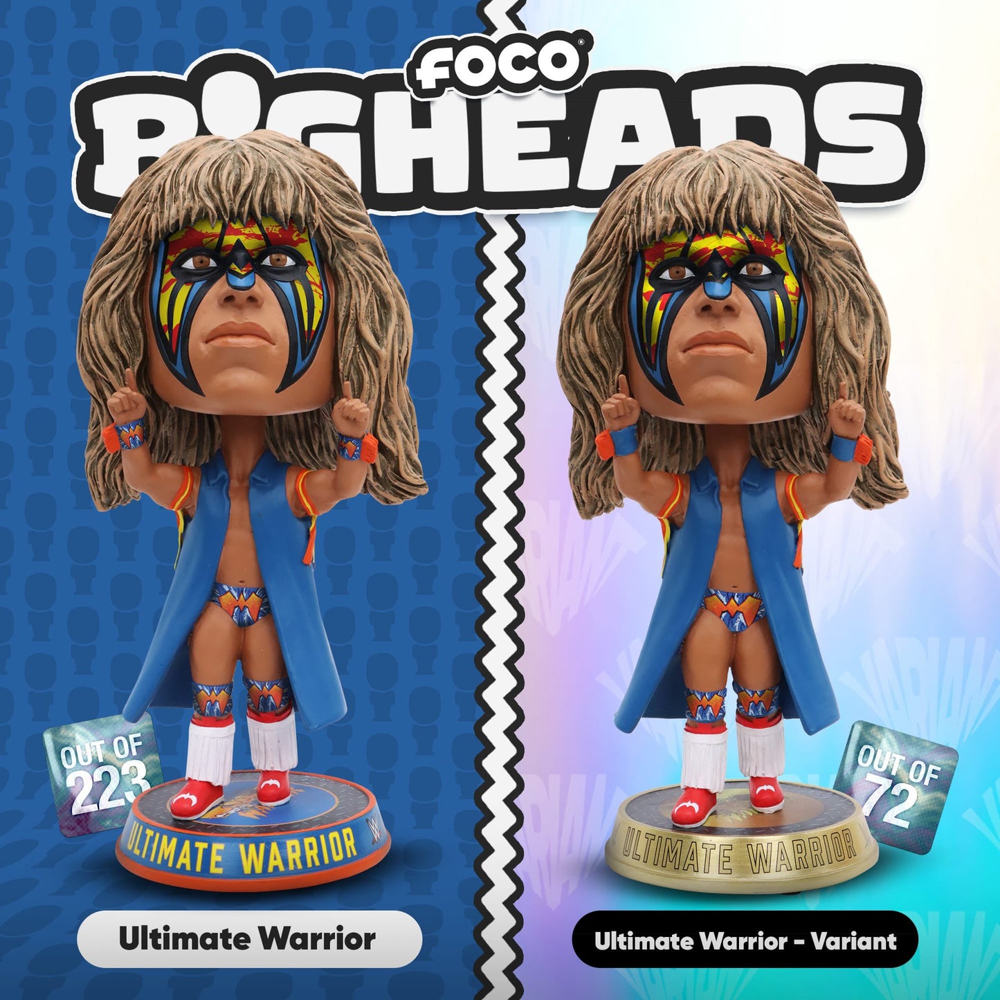 2024 WWE FOCO Bigheads Limited Edition Ultimate Warrior